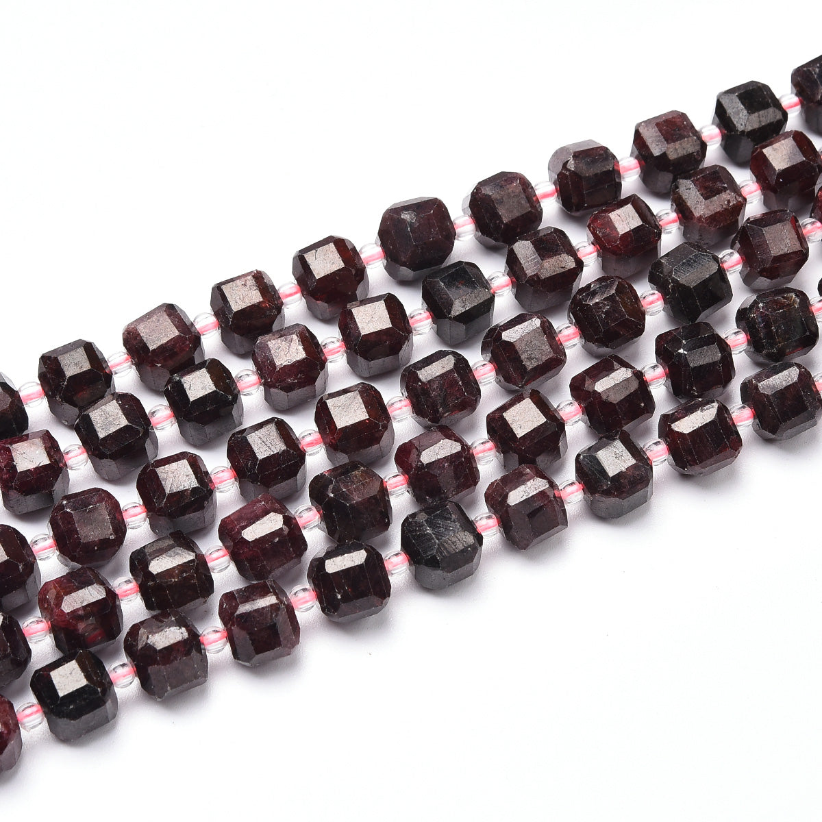 Black Garnet Beads Strand