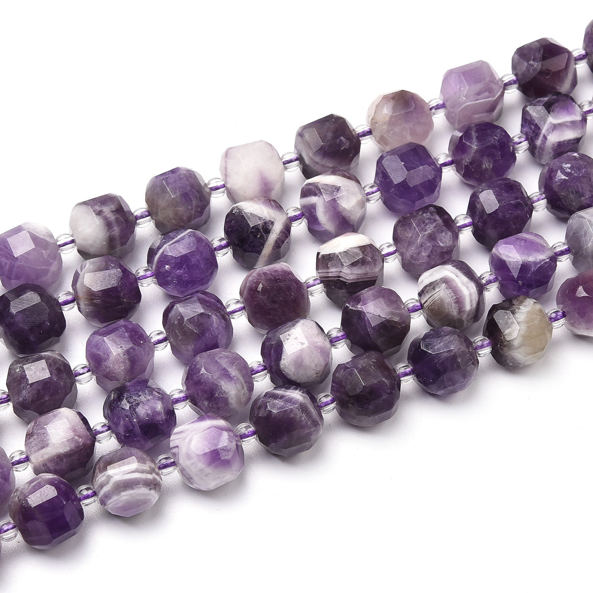 Purple Amethyst Beads Strand