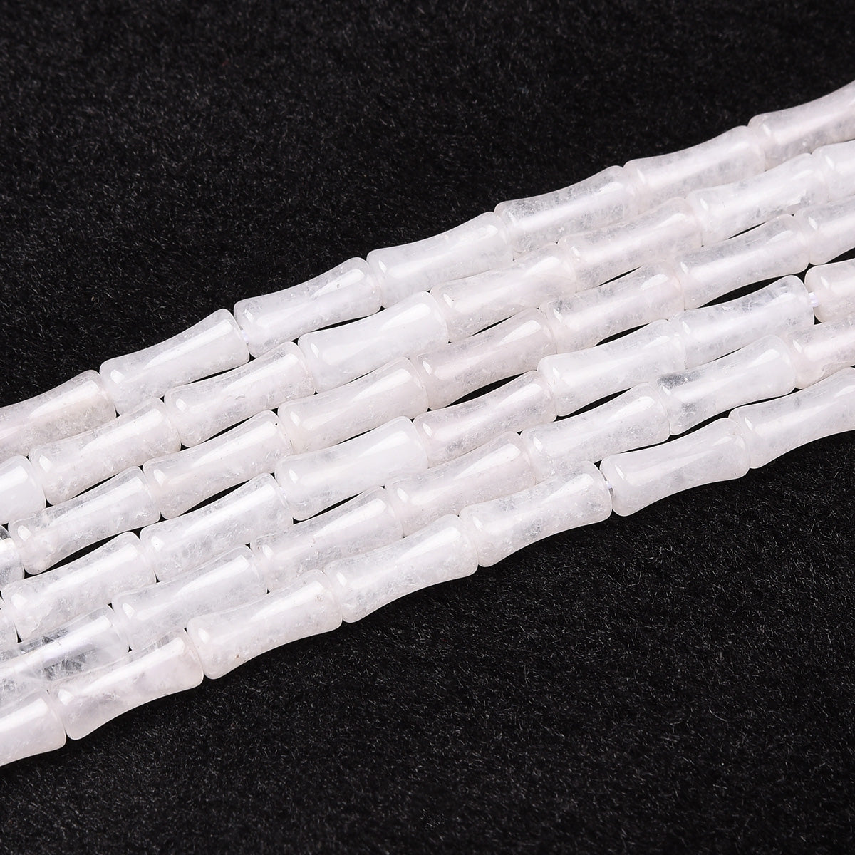 White Crystal Beads Strand