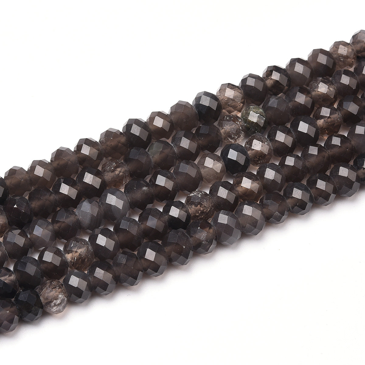 Black Obsidian Beads Strand