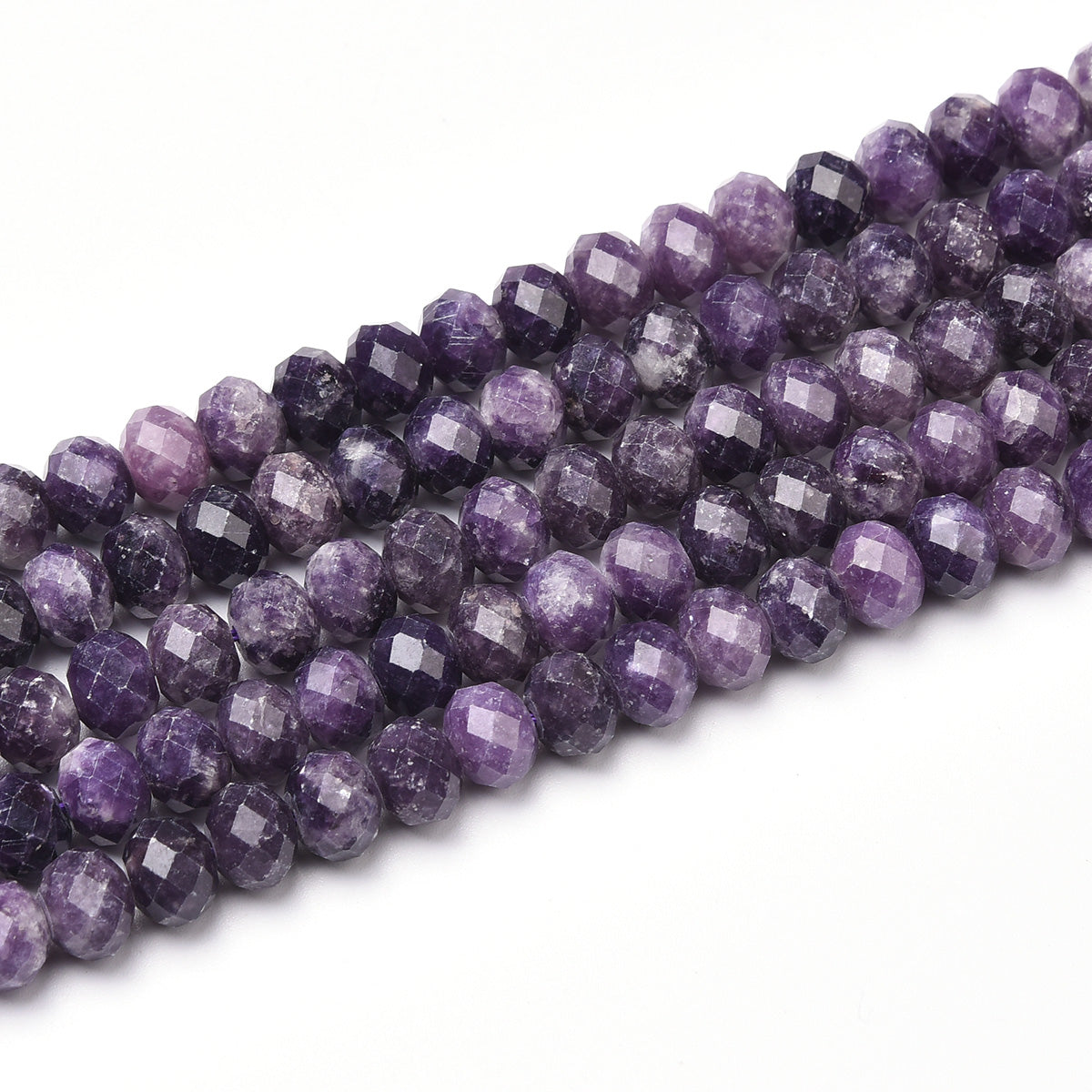 Purple Phosphosiderite Beads Strand