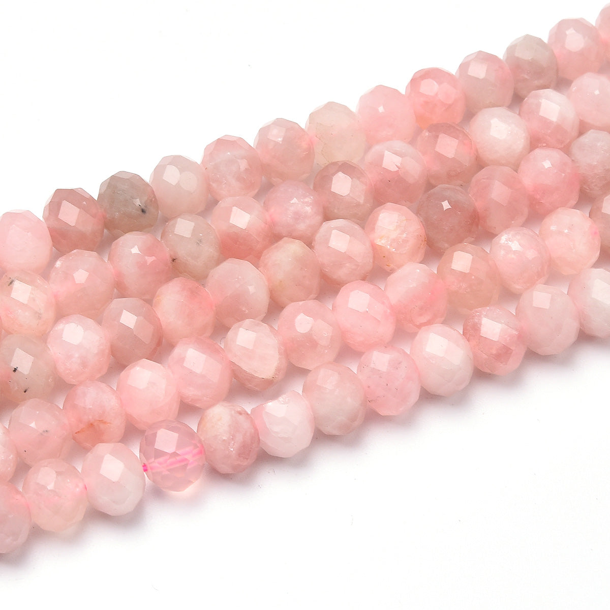 Pink Quartz Beads Strand