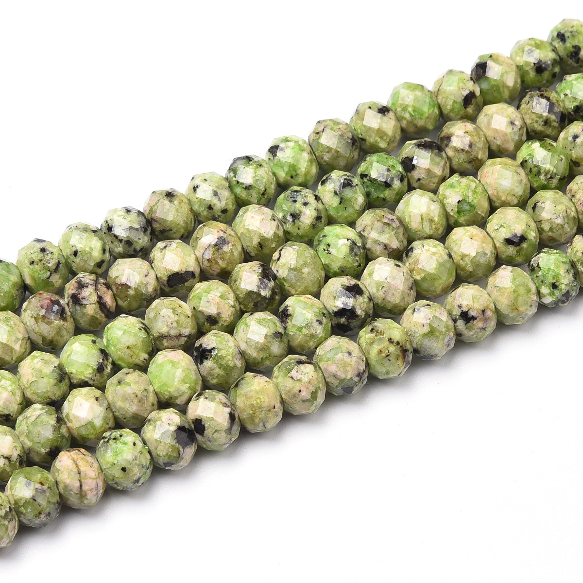 Green Diopside Beads Strand