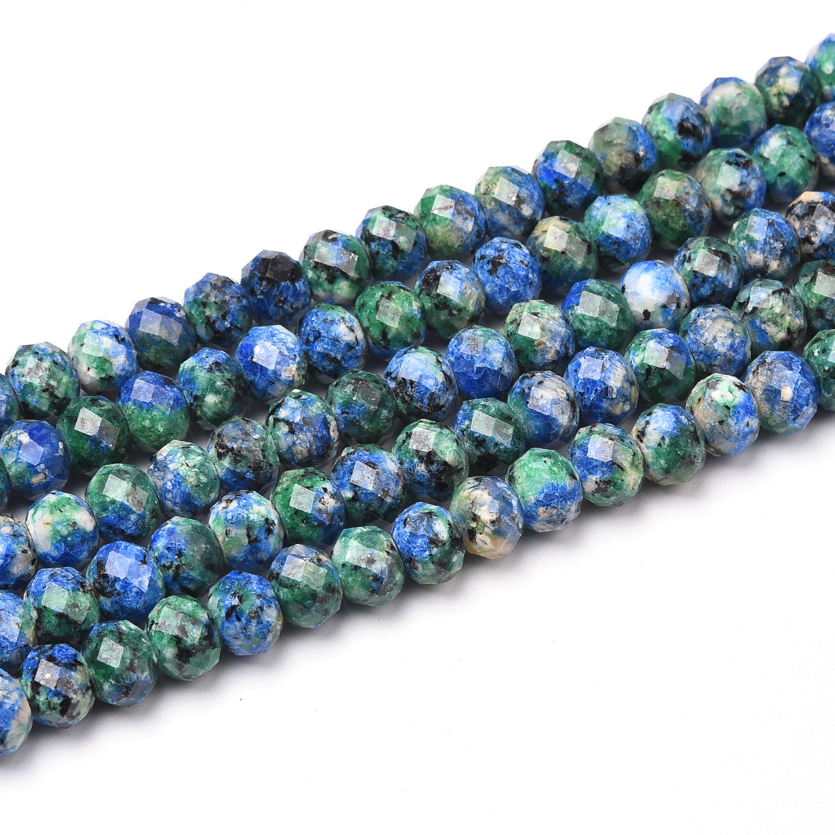 Blue / Green Azurite Beads Strand