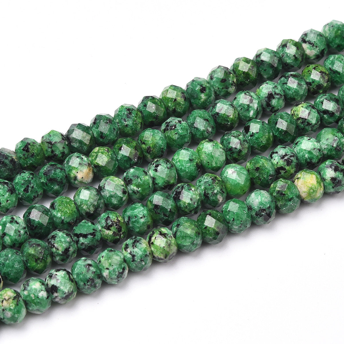 Green Diopside Beads Strand