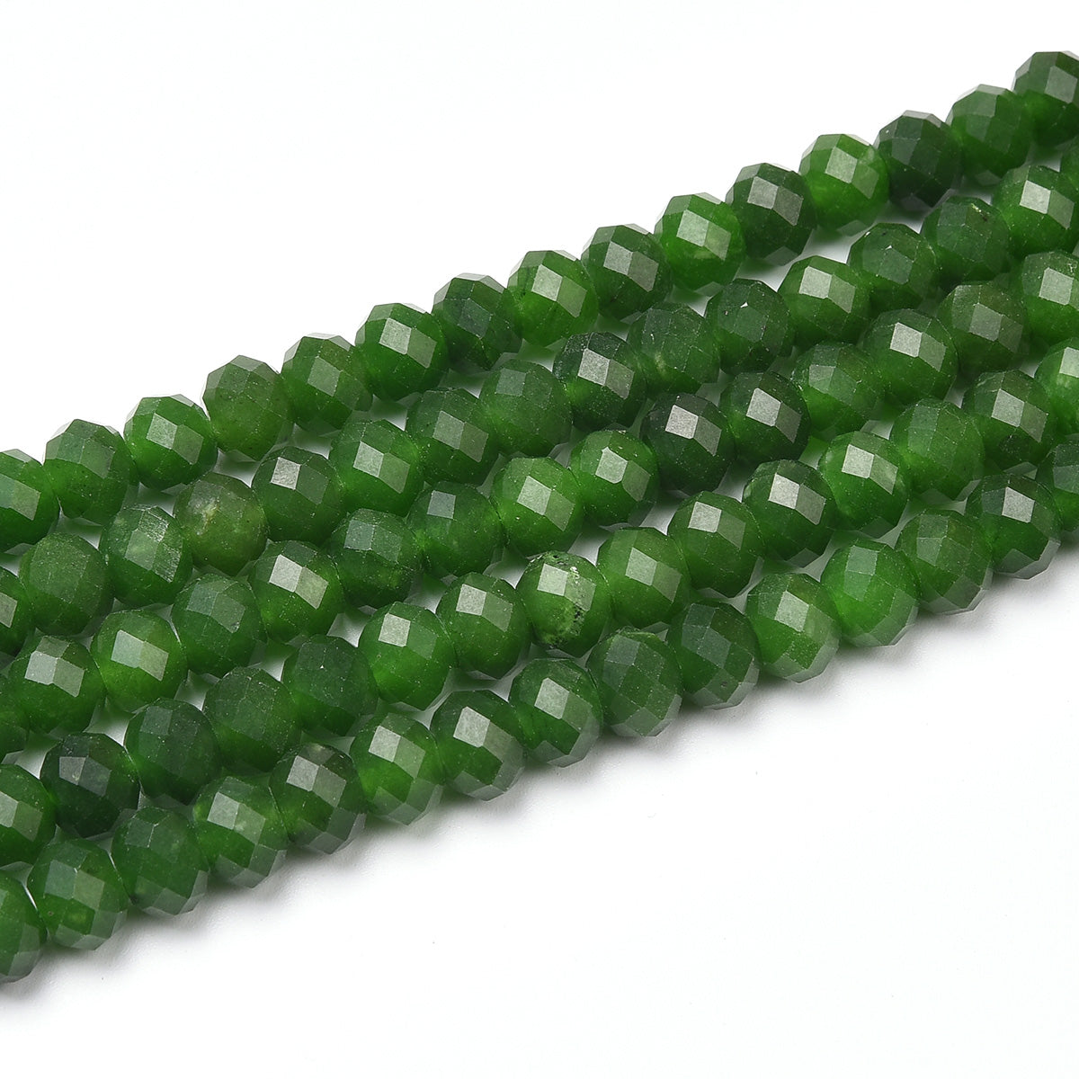 Green Jasper Beads Strand