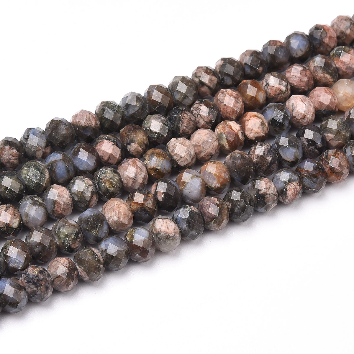 Blue Flash Beads Strand