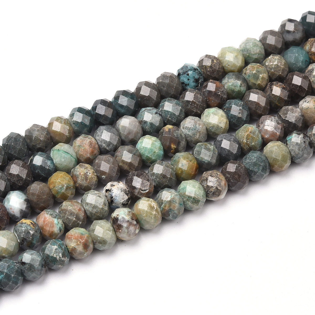 Green Azurite Beads Strand