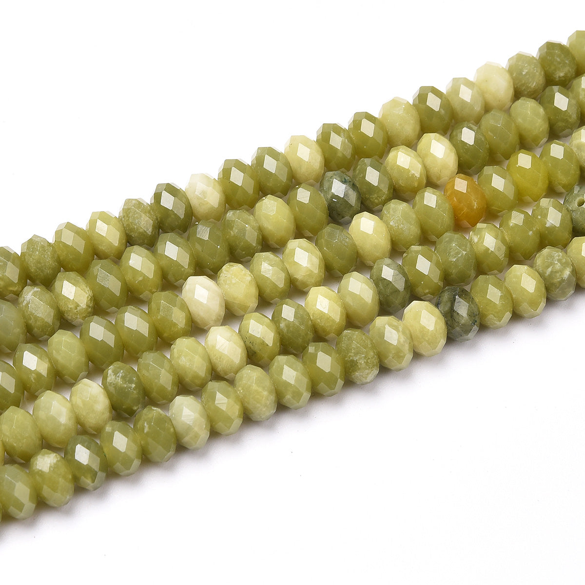 Green Jade Beads Strand