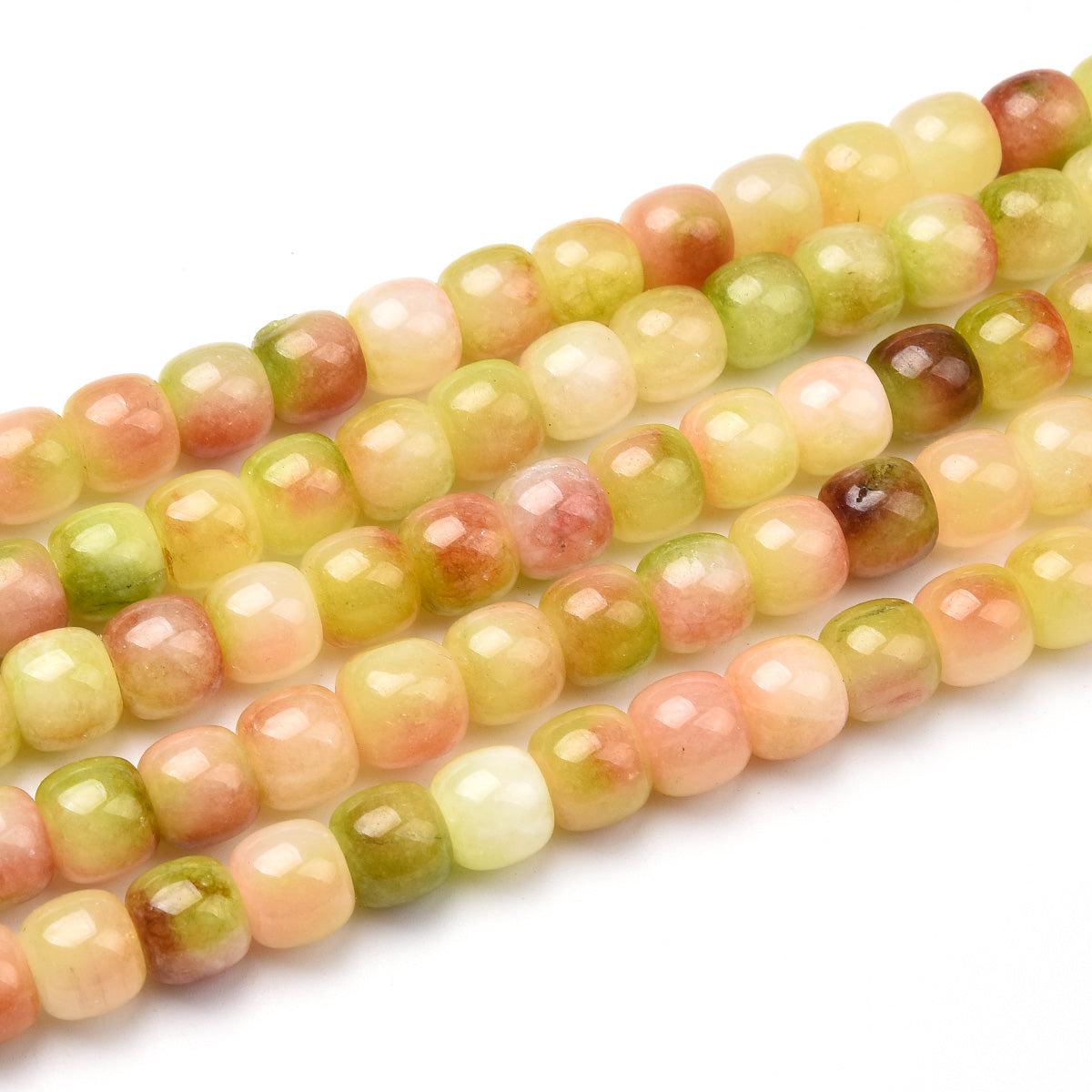 Yellow Jade Beads Strand