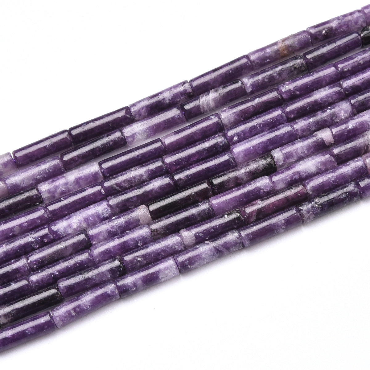 Purple Phosphosiderite Beads Strand